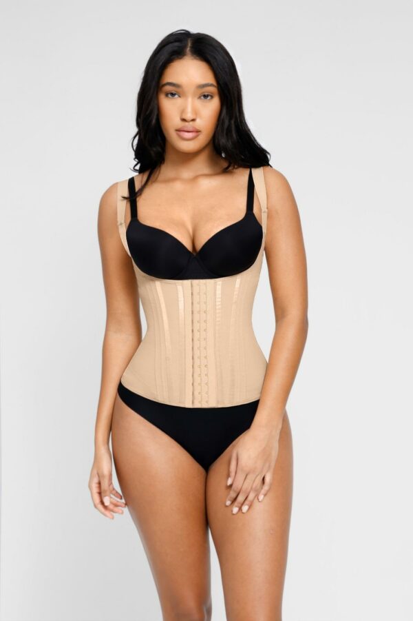 Nude strap corset