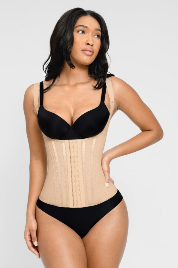 Nude strap corset